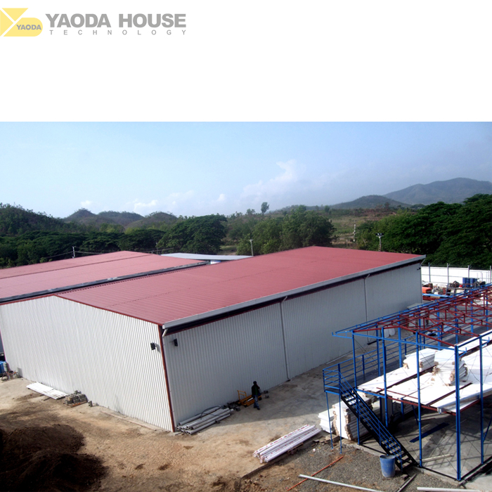 Low Cost 预制ricated Pre Engineered Steel Frame Hurricane Proof 预制 Metal 建筑 for Sale 2