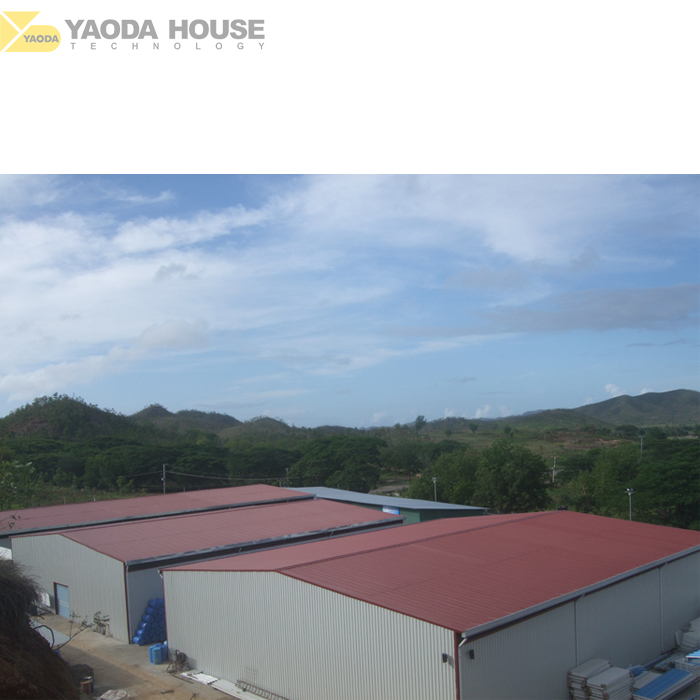 Low Cost 预制ricated Pre Engineered Steel Frame Hurricane Proof 预制 Metal 建筑 for Sale 4