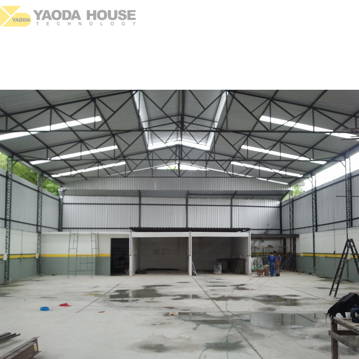 Low Cost 预制ricated Pre Engineered Steel Frame Hurricane Proof 预制 Metal 建筑 for Sale 5