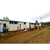 Fast Assemble K Style Sandwich Panel 房屋 模块化 办公 预制 钢结构 房屋